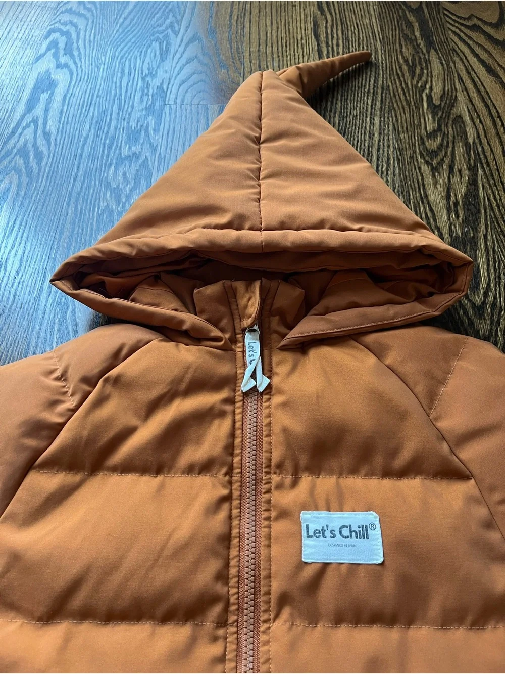 Let’s Chill Kids Down Jacket with Elf Hood (2Y)